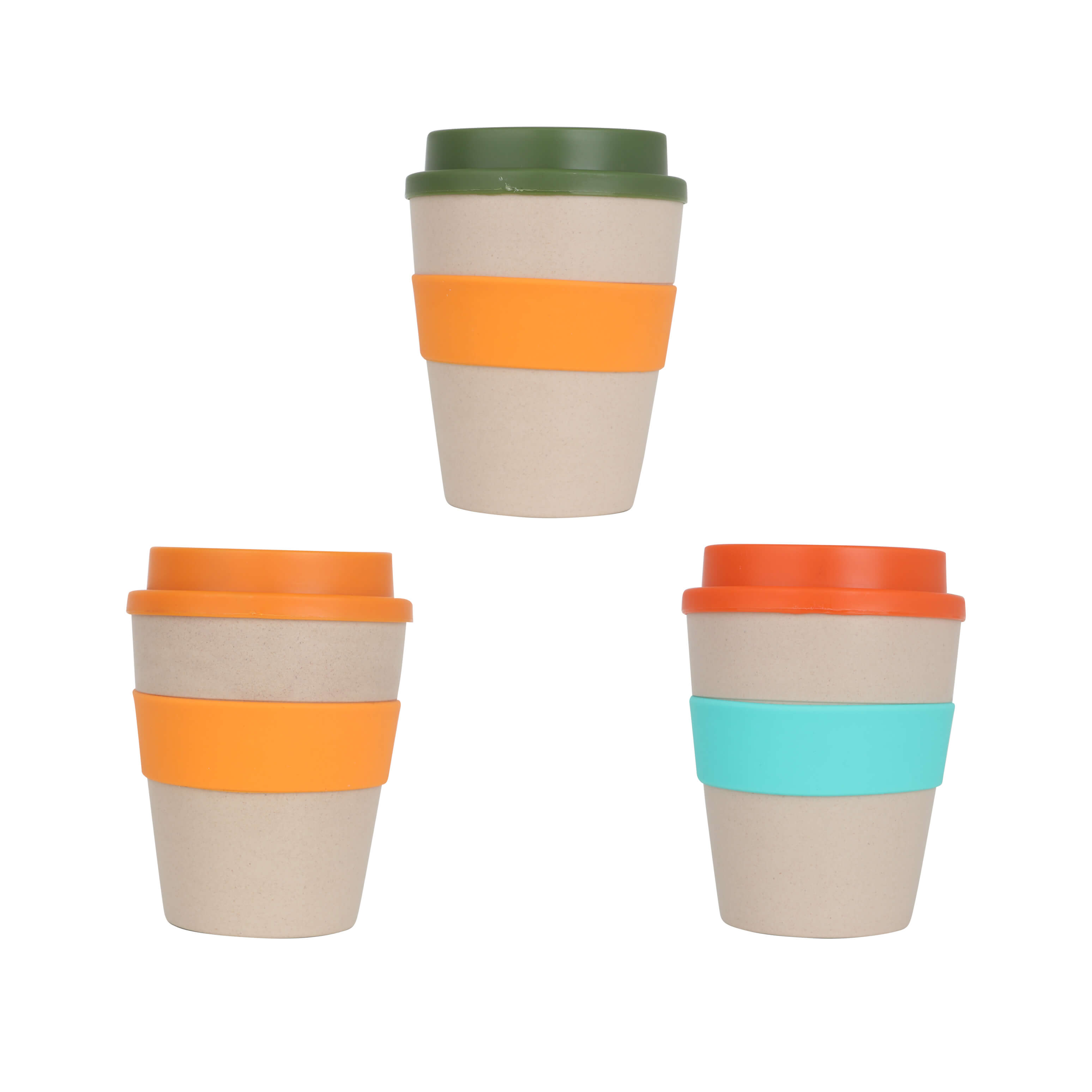 Natural Rice Husk Fibre Coffee Cup